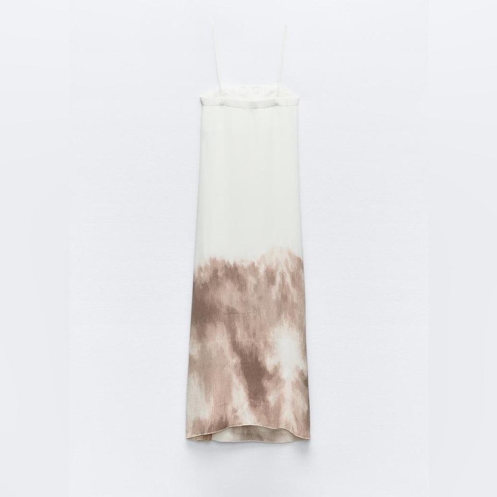 ZARA BLOGGERS’ FAVORITE DRAPED OMBRÉ DRESS - Picture 11 of 15
